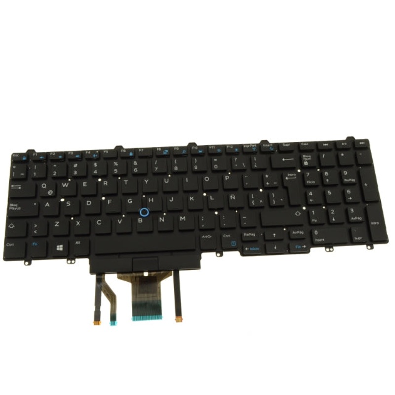 Refurbished SPANISH Dell OEM Latitude E5550 Precision 3510 7510 Laptop Keyboard  Backlight CMT2P