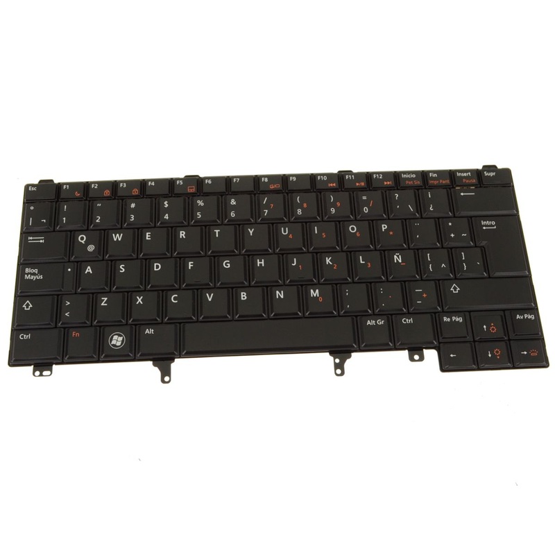 Refurbished Spanish Dell OEM Latitude XFR E6420 Backlit Laptop Keyboard 077DX