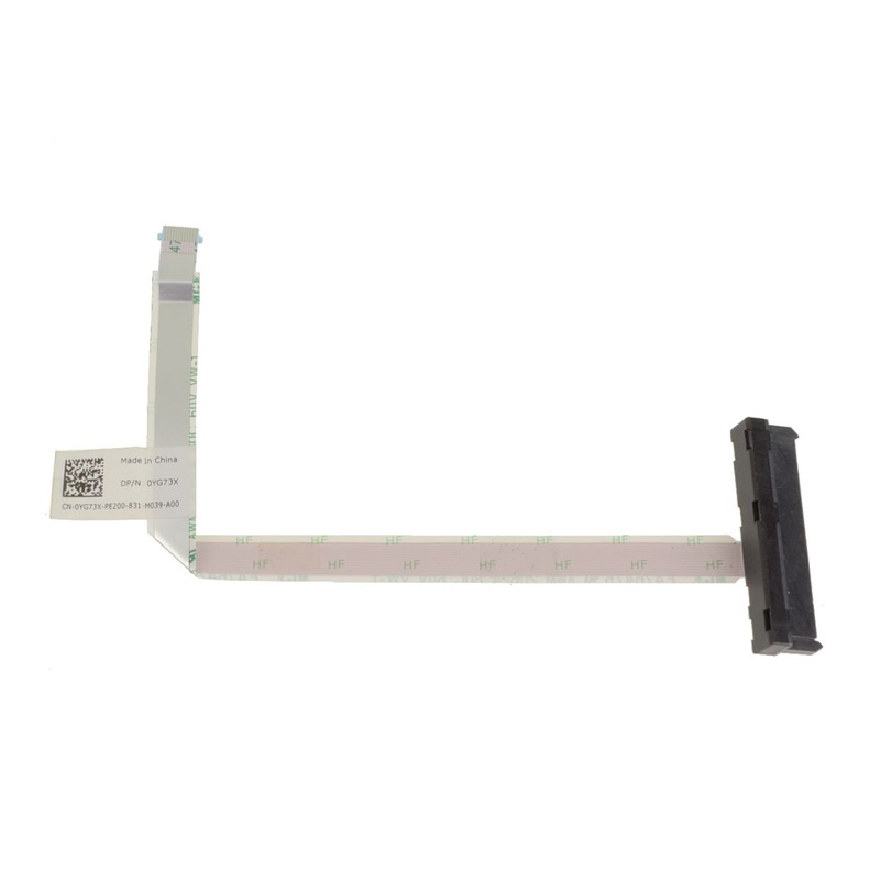 Used Dell OEM Vostro 5471 SATA Hard Drive Adapter Interposer Connector and Cable YG73X