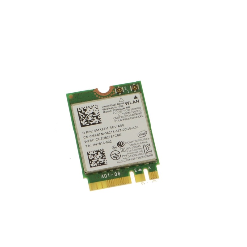 Used Intel Wireless 7260 WLAN WiFi 802.11 ac/a/b/g/n  Bluetooth 4.0 Dual Band Card MX87M