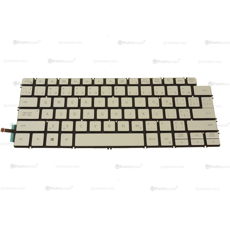 New French English Dell OEM Inspiron 7490 7391 2-in-1 Laptop Backlit Keyboard FR ENG 13TD8