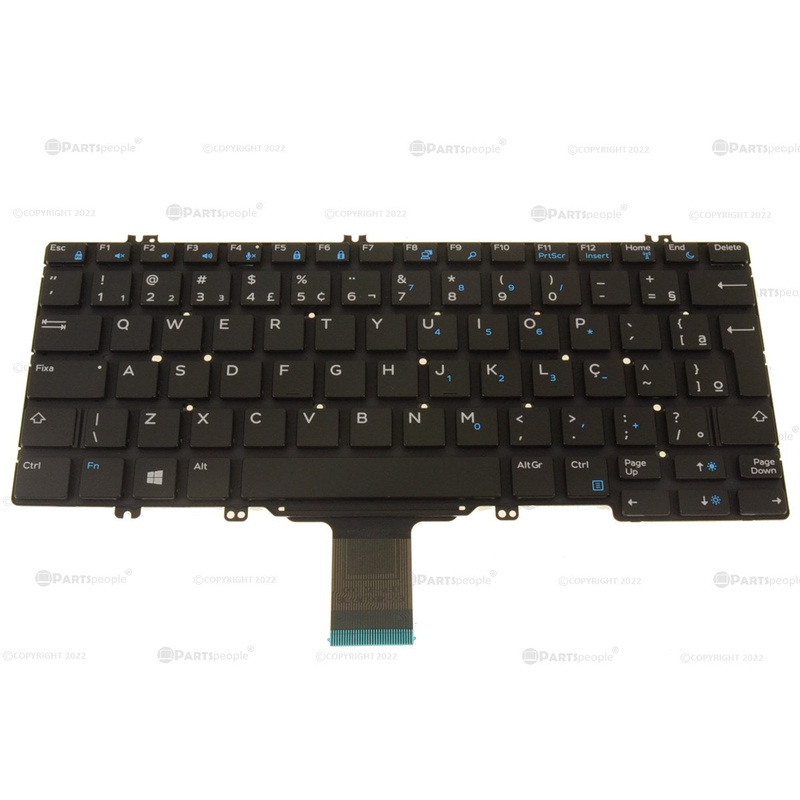 Refurbished Brazilian Dell OEM Latitude 5289 7280 5280 7380 Laptop Keyboard WNTX6