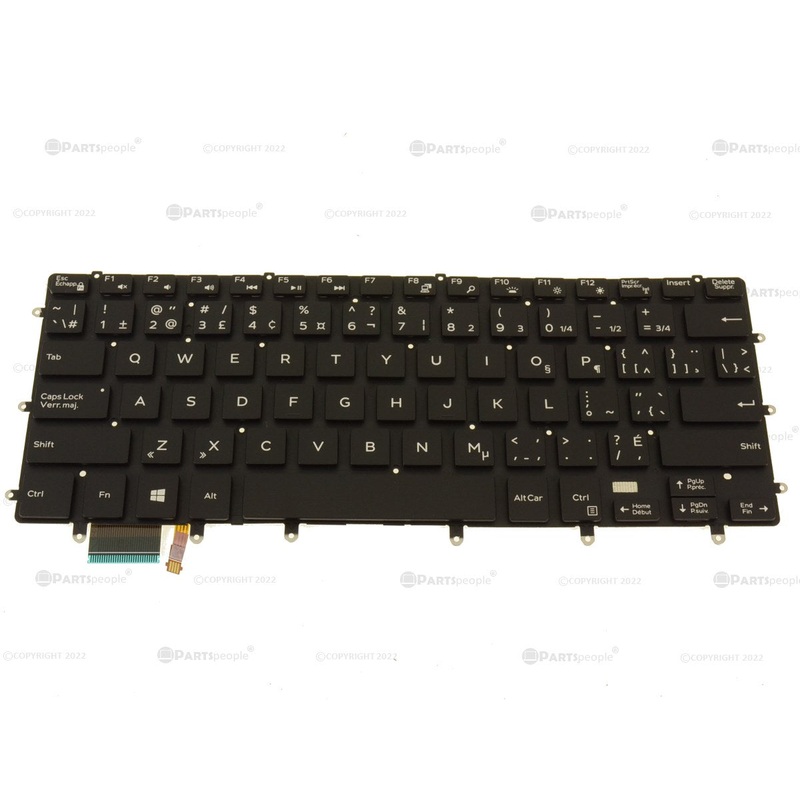 Refurbished French English Dell OEM XPS 9550 Inspiron 7558 7568 Keyboard  Backlight 82R6F