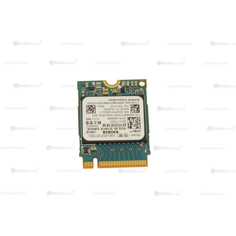 Used KIOXIA 128GB NVMe PCIE SSD Hard Drive M.2 2230 Card 128GB 9946M