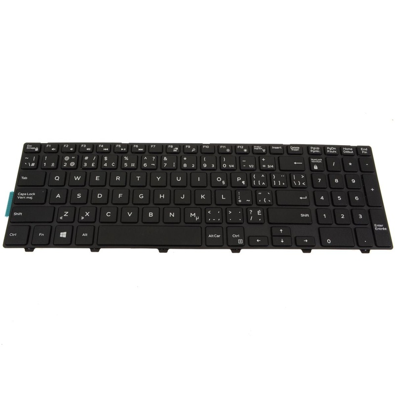 New French English Dell OEM Inspiron 3541 3542 3543 17 5748 Laptop Keyboard  FR ENG JD8C7