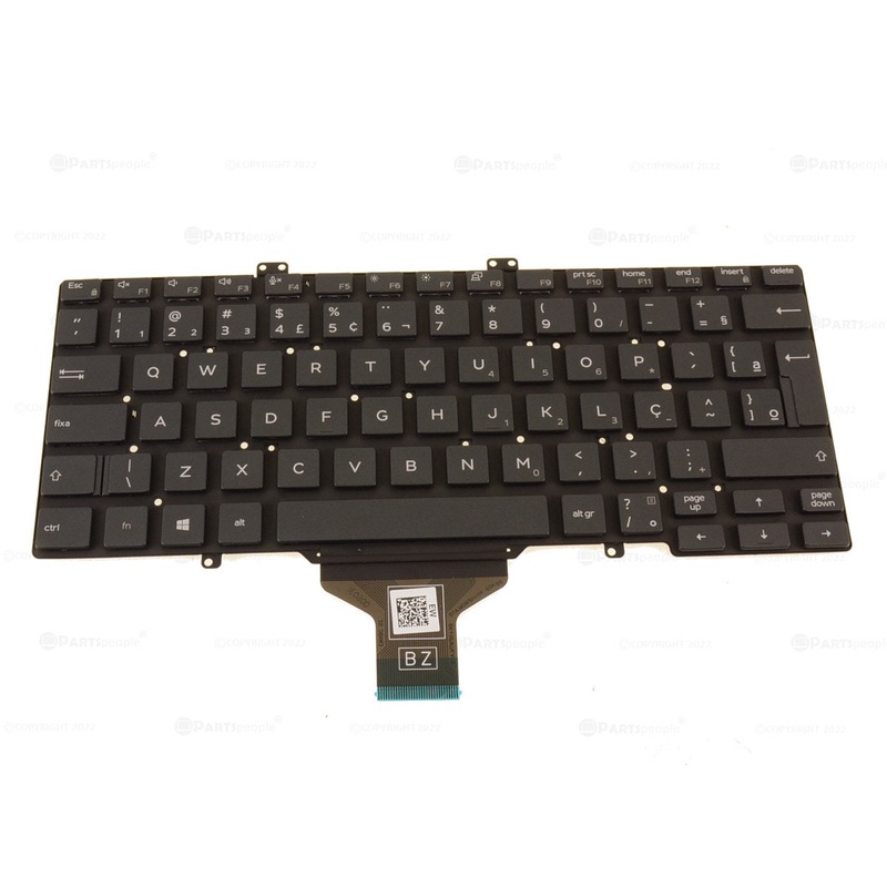 Refurbished Brazilian Dell OEM Latitude 7400 5400 5401 5410 Laptop Keyboard Single PointNo BL FGMRW