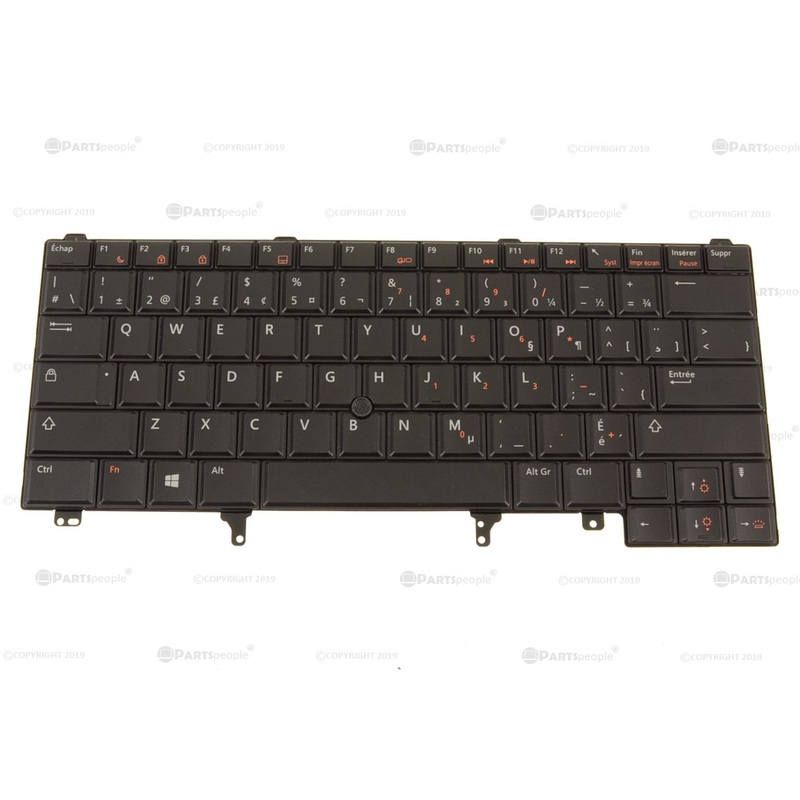Refurbished French Canadian Dell OEM Latitude E6440 Laptop Backlit Keyboard FR-CAN  DFC2K