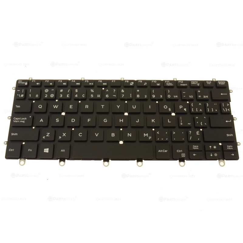 Refurbished French Canadian Dell OEM XPS 9365 2-in-1 Backlit Keyboard GGMHW