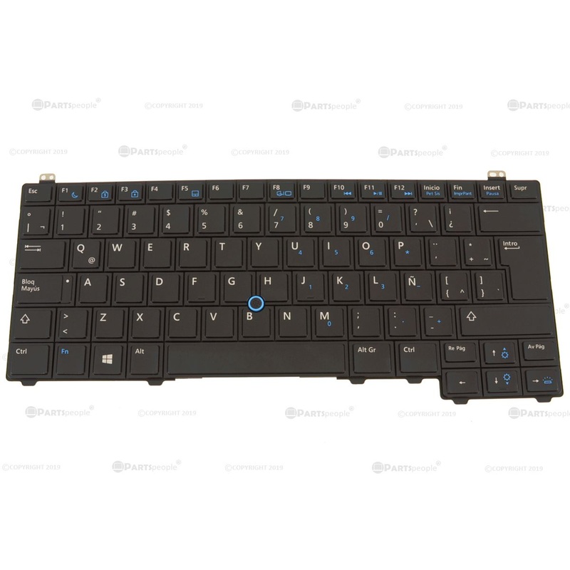 Refurbished Spanish Dell OEM Latitude E5440 Laptop Keyboard  Backlight Y0RKP