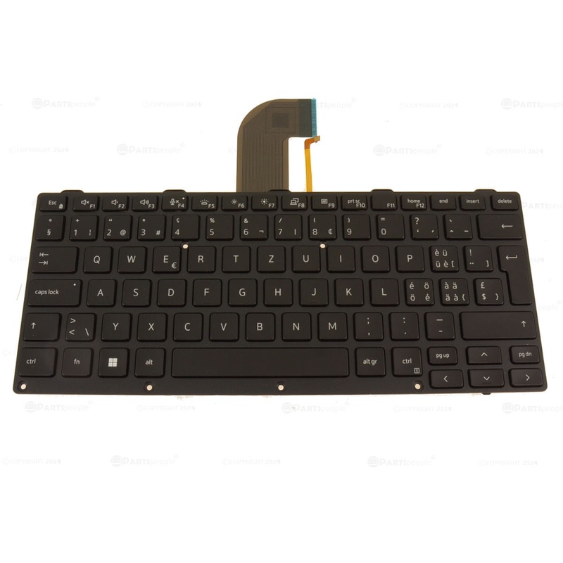 Refurbished SWISS Dell OEM Latitude 5430 Rugged 7330 Rugged Backlit Laptop Keyboard 22HMM