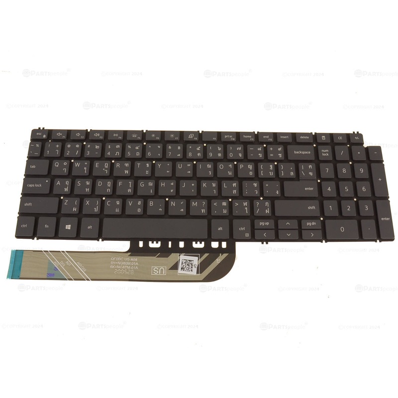 Refurbished Thailand Dell OEM Inspiron 7590 17 7791 Laptop Backlit Keyboard 2G83H