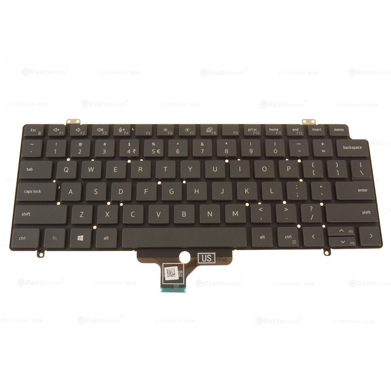 Refurbished US INTL Dell OEM Latitude 7410 Laptop Keyboard CVCVH