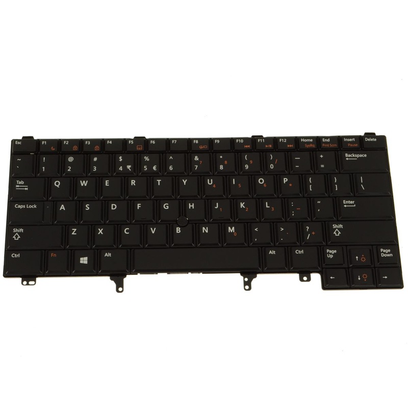 Refurbished US INTL Dell OEM Latitude E6430 E5430 E6330 E6420 Laptop Keyboard Non-Backlit H512R