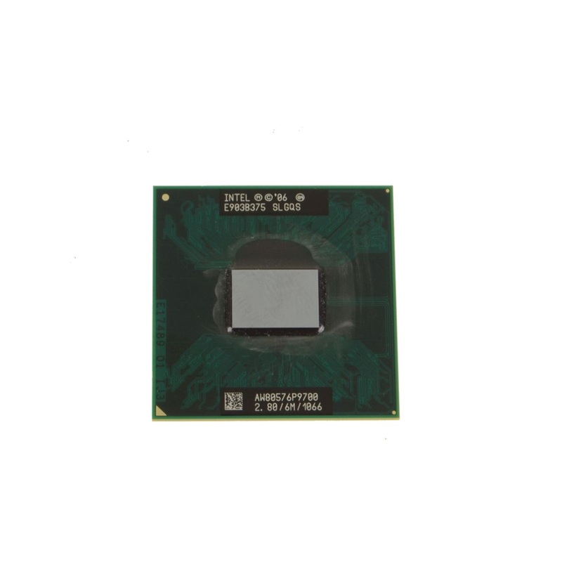 Used Intel Core 2 Duo Mobile 2.80GHZ 6MB cache 1066MHZ FSB CPU Processor SLGQS P9700