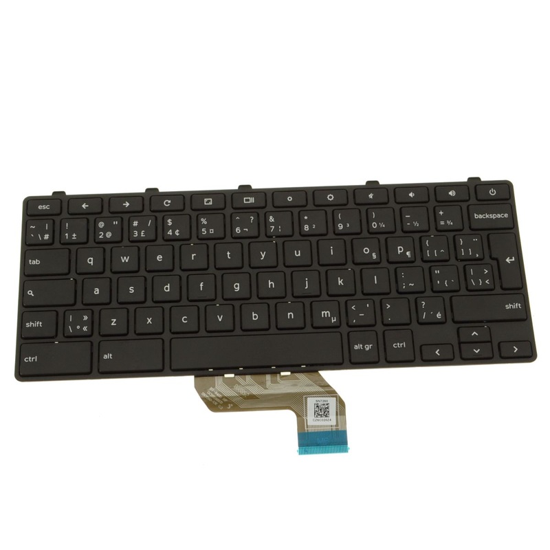 New French English Dell OEM Chromebook 13 3380 Chromebook 11 3180 Laptop Keyboard 749D1