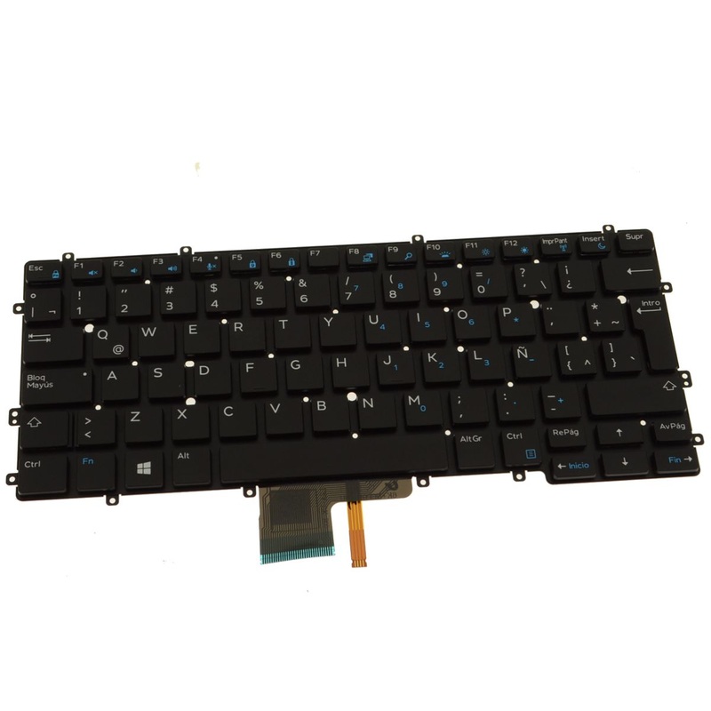 New SPANISH Dell OEM Latitude 13 7370 Laptop Keyboard  Backlight PP08M