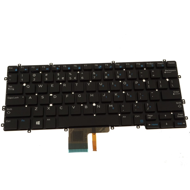 New US INTL Dell OEM Latitude 13 7370 Laptop Keyboard  Backlight R8H75