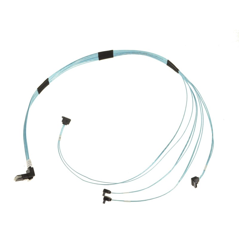 Refurbished Dell OEM Server Mini-SAS A to 4x SATA Controller Cable 822W0