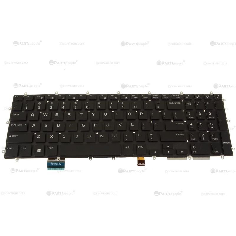 Refurbished OEM Alienware m15 m17 Backlit Laptop Keyboard Assembly 3D7NN
