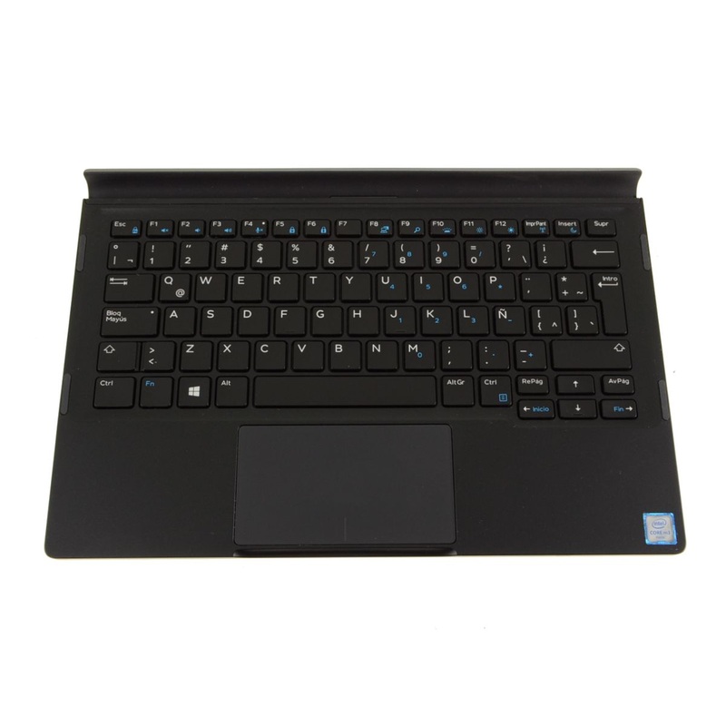 Refurbished Spanish Dell OEM Latitude 7575 XPS 9250 Tablet Mobile Keyboard Docking Station Spanish KB  K18A
