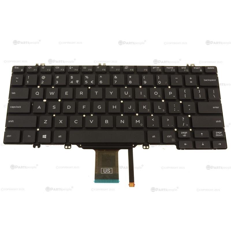 Refurbished US INTL Dell OEM Latitude 7300 5300 2-in-1 Laptop Keyboard  Backlight 5CDK4