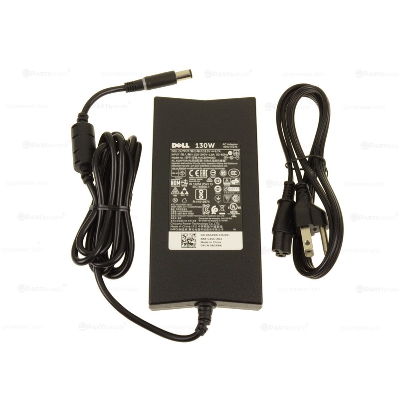 Used Dell OEM Slim PA-4E Laptop AC/DC 130 Watt Power Adapter 7.4mm PA-4E