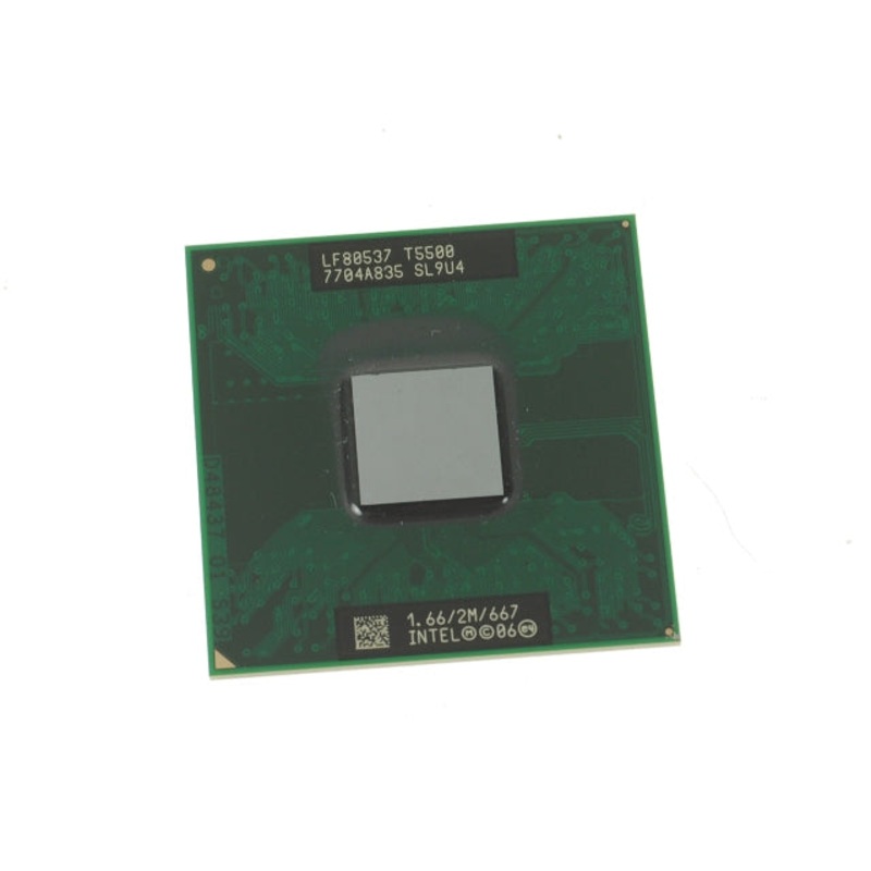 Used Intel Core 2 Duo Mobile 1.66GHZ 2MB cache 677MHZ FSB   CPU Processor T5500