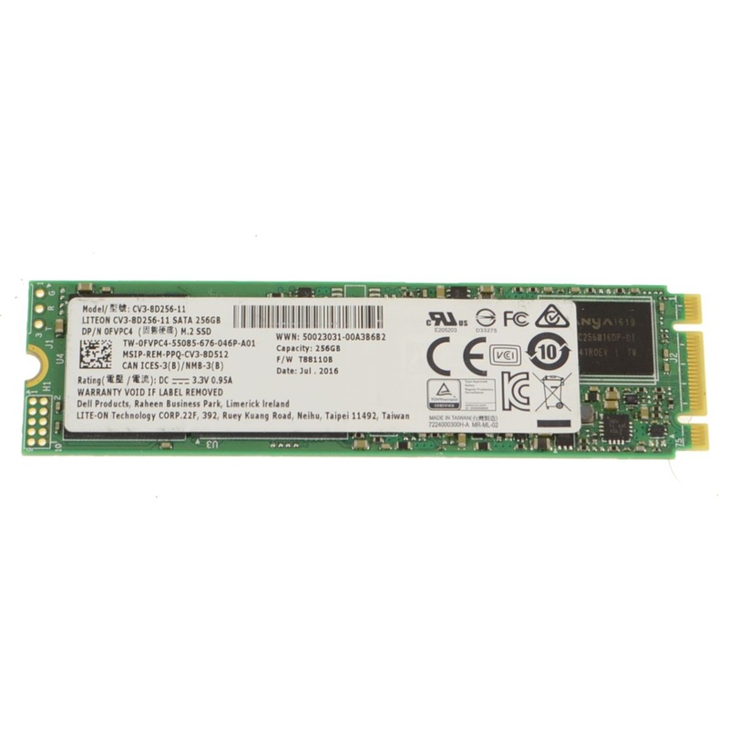 Used Lite On 256GB SSD Hard Drive Lite-On M.2 2280 Card FVPC4