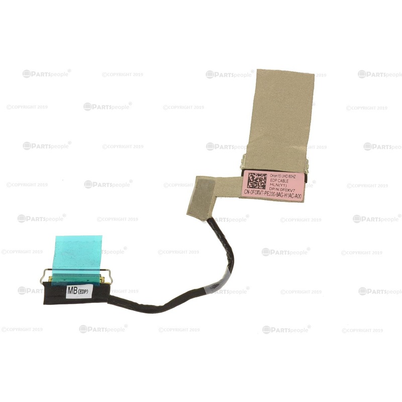 Used OEM Alienware m15 UHD 4K 15.6" LCD Ribbon Cable 4K LCD F0XV7