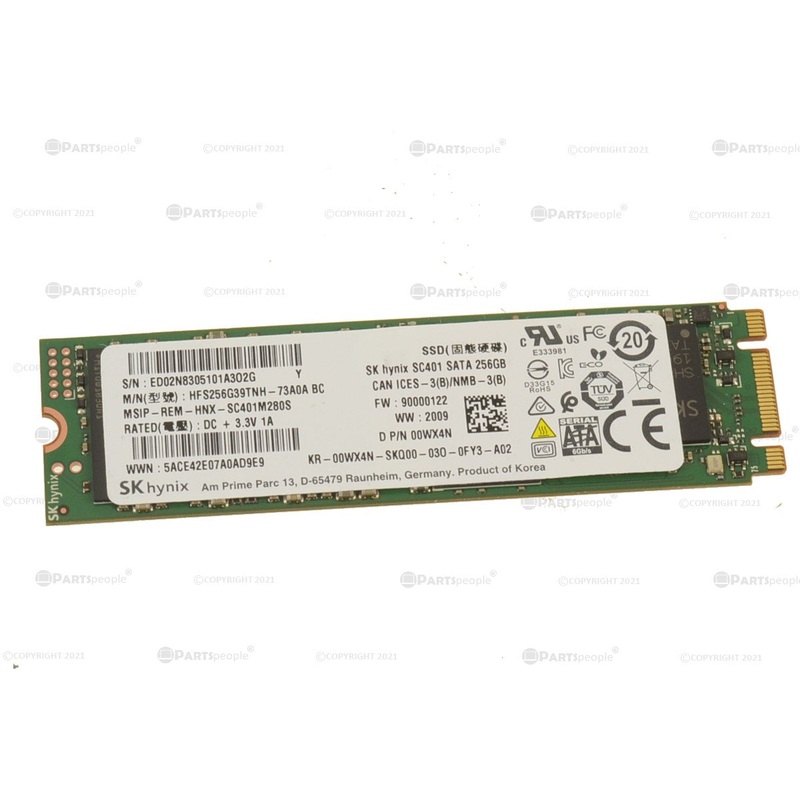 Used SK hynix SC401 256GB SATA SSD Hard Drive M.2 2280 Card 256GB 0WX4N