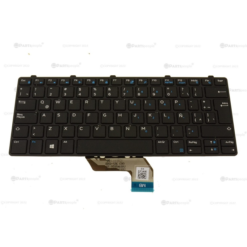 New SPANISH Dell OEM Latitude 3180 3189 3380 Laptop Keyboard 0JXGW