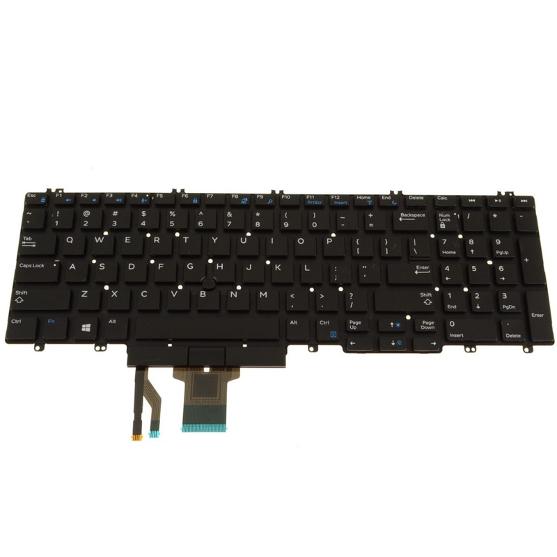 Refurbished Dell OEM Precision 7730 7530 7740 7540 Laptop Keyboard  Stick Pointer Non-Backlit 0NMVF