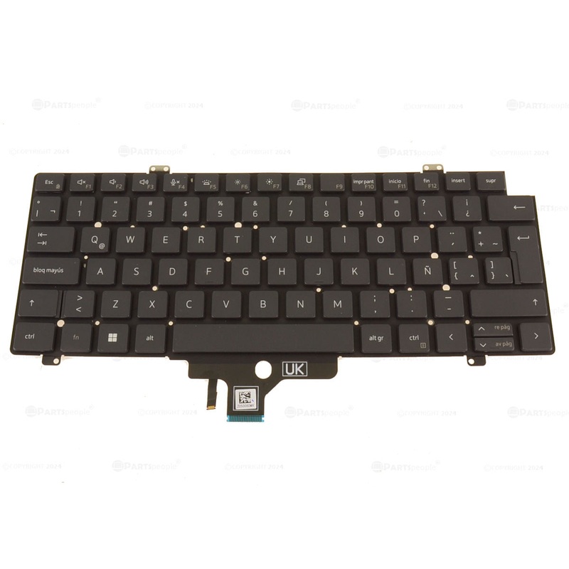 Refurbished Spanish Dell OEM Latitude 5420 7420 7520 Laptop Keyboard Backlit PC0J4