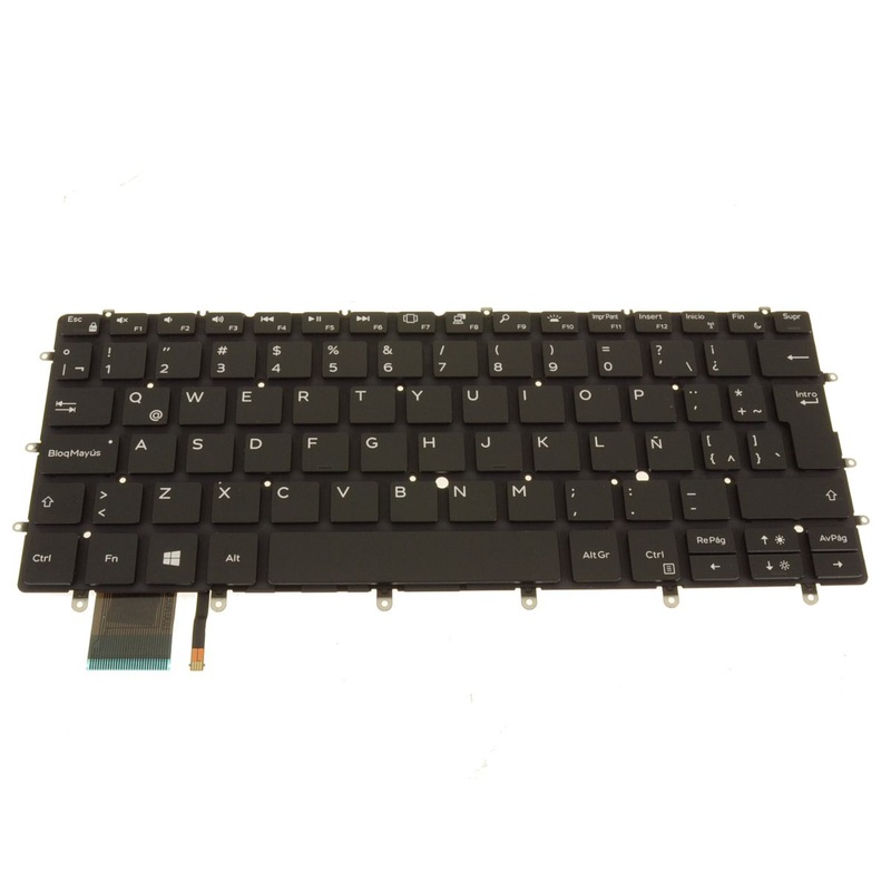 Refurbished SPANISH Dell OEM XPS 9370 9380 Keyboard  Backlight RD0CJ