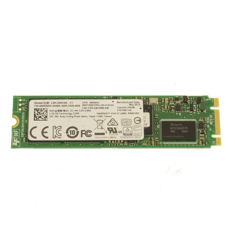 Used LITE-ON 256GB SATA SSD Hard Drive M.2 2280 Card 256GB MGNHV