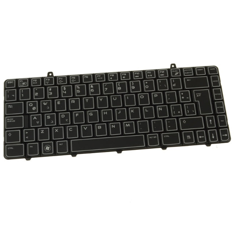New Spanish OEM Alienware M11xR2 M11xR3 Backlit Laptop Keyboard Assembly JW0DN