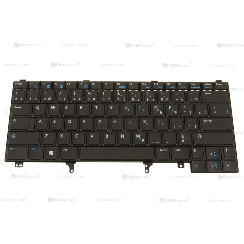 Refurbished French Canadian Dell OEM Latitude E6440 Laptop Keyboard FR-CAN 7J9WC