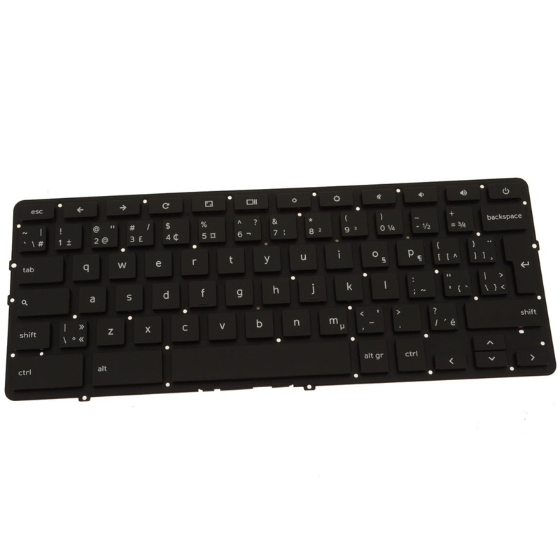 Refurbished French English Dell OEM Chromebook 13 7310 Laptop Keyboard 7XHY9