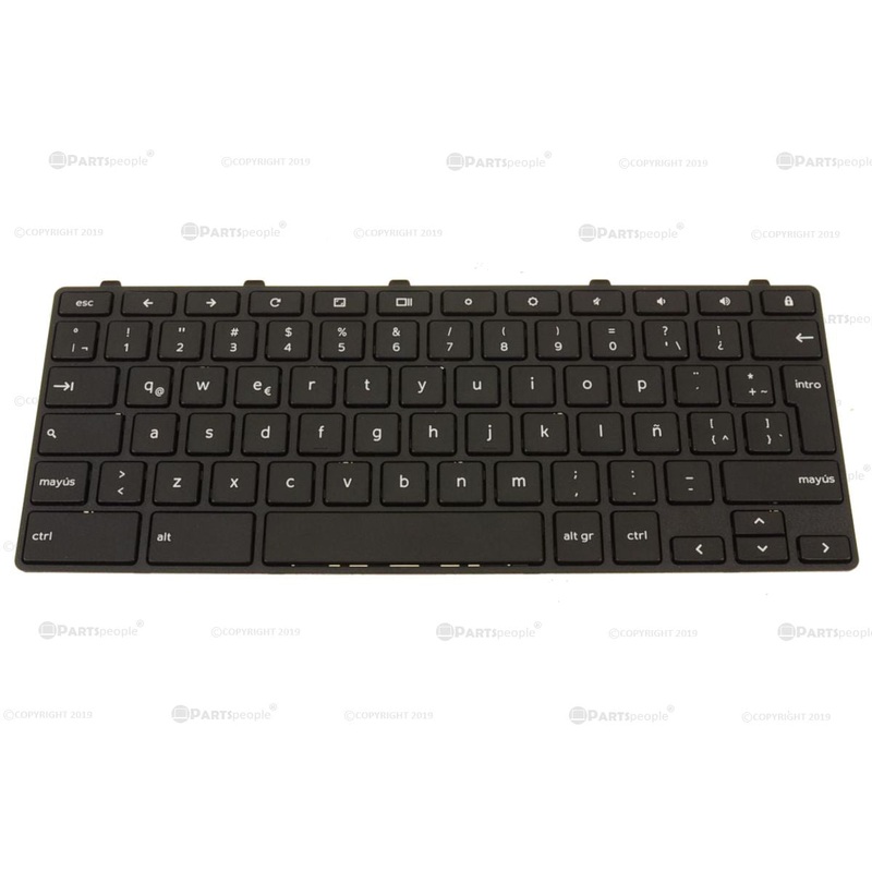Refurbished Spanish Dell OEM Chromebook 11 3189 3181 2-in-1 Keyboard Spanish TVPGD