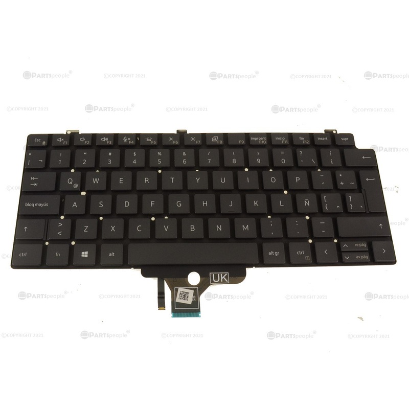 Refurbished Spanish Dell OEM Latitude 7310 Laptop Keyboard Backlit Spanish 6J5CD