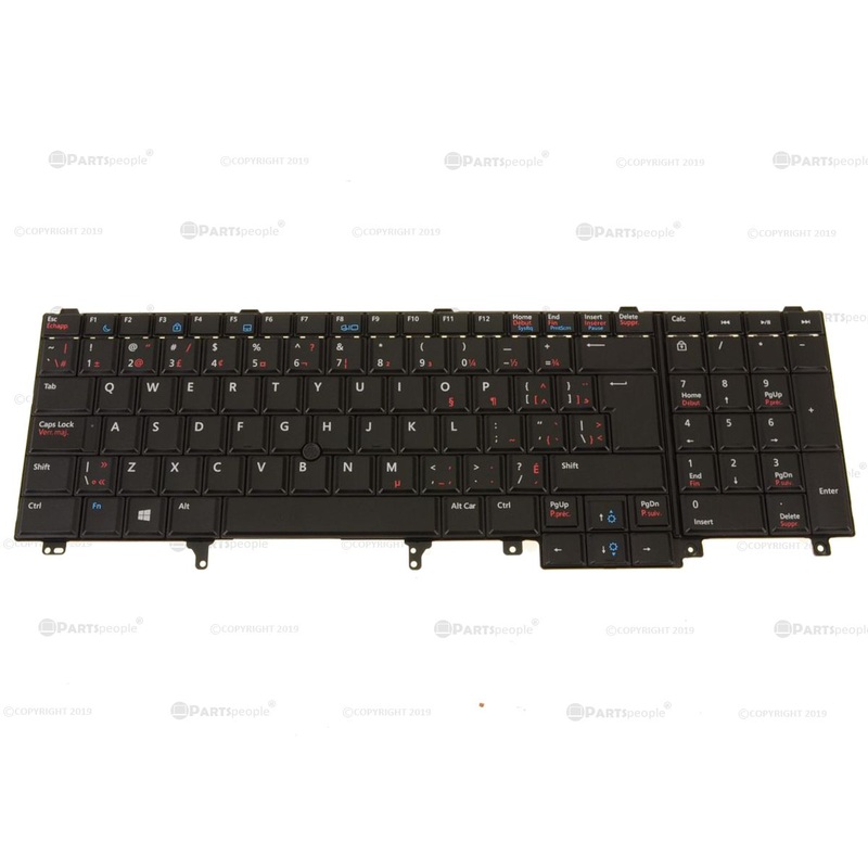 New French English Dell OEM Precision M6800 Laptop Keyboard Non-Backlit DP0HM