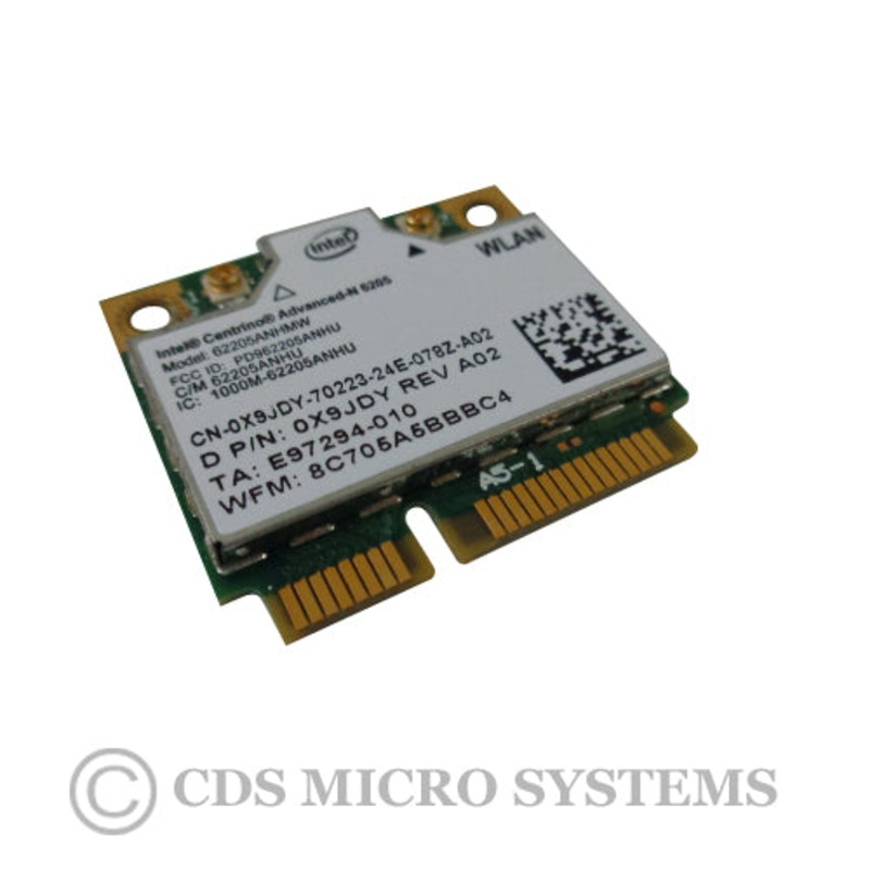New Intel Centrino Advanced-N 6205 Wireless PCI Express Card 62205ANHMW 0X9JDY