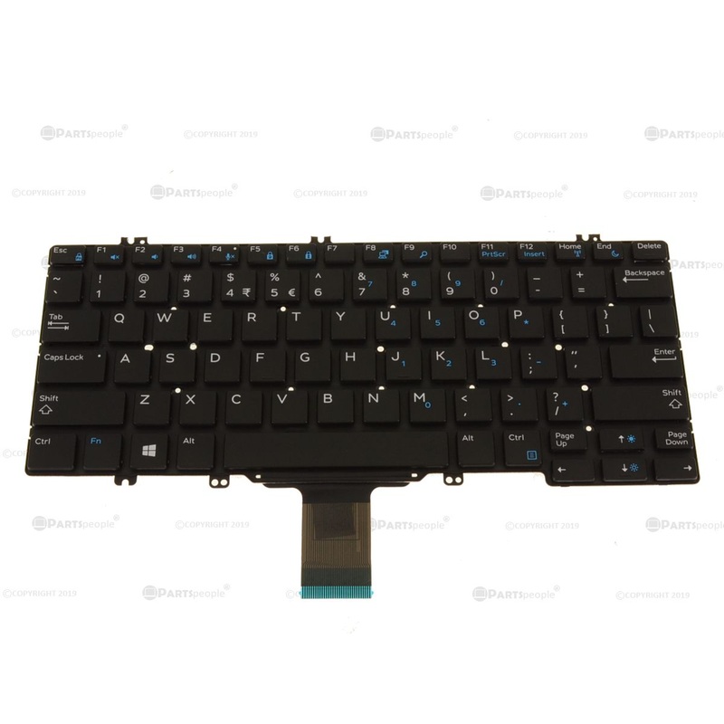 New US INTL Dell OEM Latitude 5289 7280 5280 7380 Laptop Keyboard No BL 1TC47