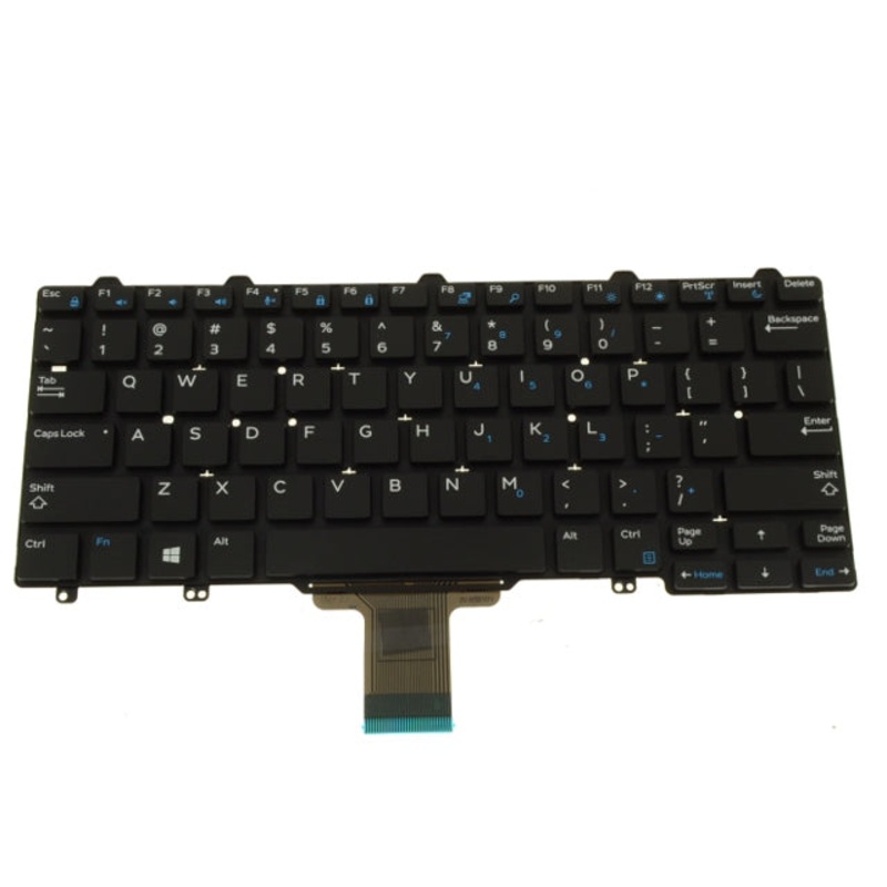 Refurbished Dell OEM Latitude E5270 E7270 Laptop Keyboard Non-Backlit MJ8HY