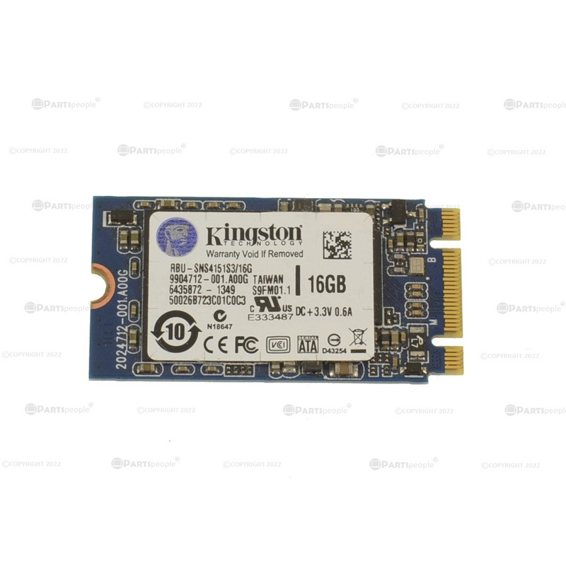 Used Dell OEM Chromebook 13 7310 16gb SSD SATA Hard Drive M.2 2242 Card SNS4151S3