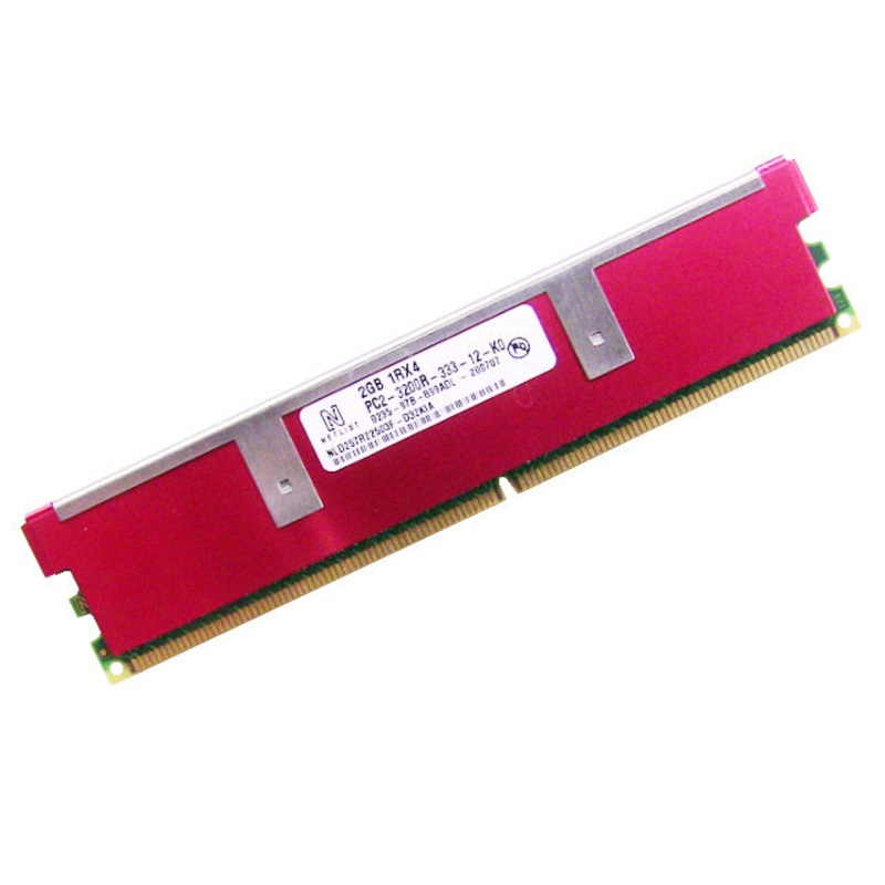 Used Dell OEM DDR2 400Mhz 2GB PC2-3200R ECC RAM Memory Stick NLD257R22503F-D32KIA
