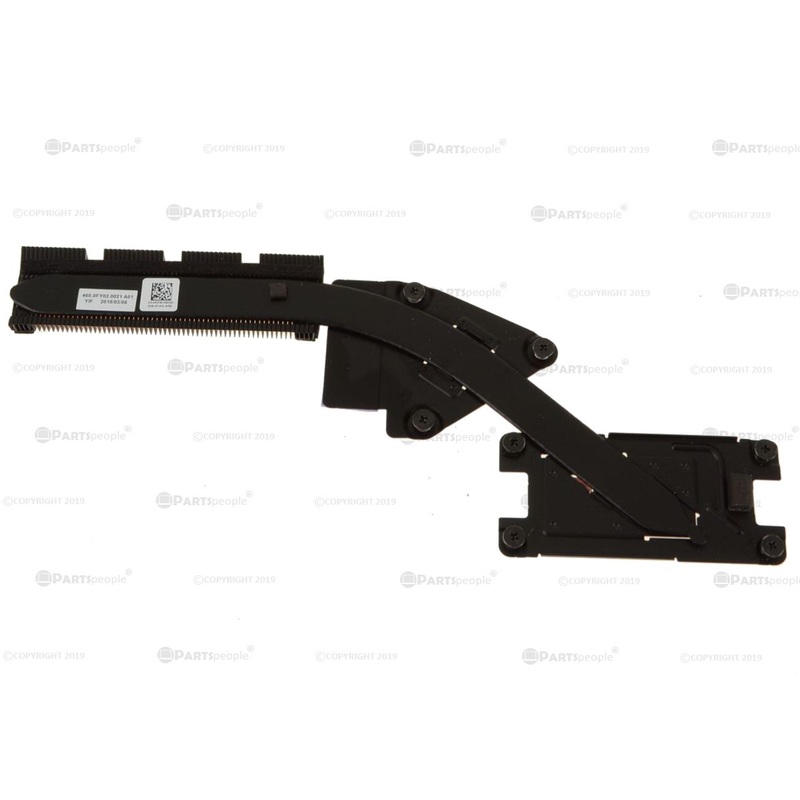 Used Dell OEM Latitude 3500 CPU Heatsink Assembly for Discrete Nvidia Graphics 43F46
