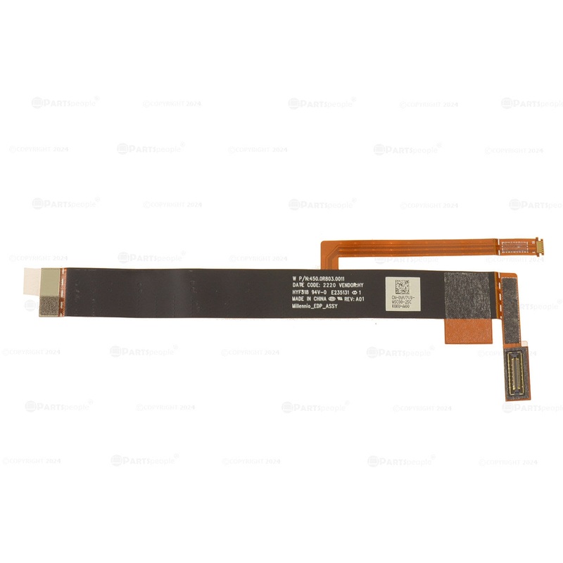 Used Dell OEM XPS 9315 2-in-1 13" Touchscreen LCD Video Ribbon Cable WV7V8
