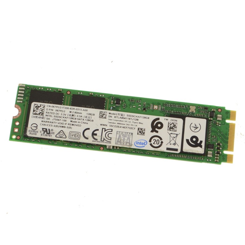 Used Intel 128GB SATA SSD Hard Drive M.2 2280 Card 128GB 67PG2