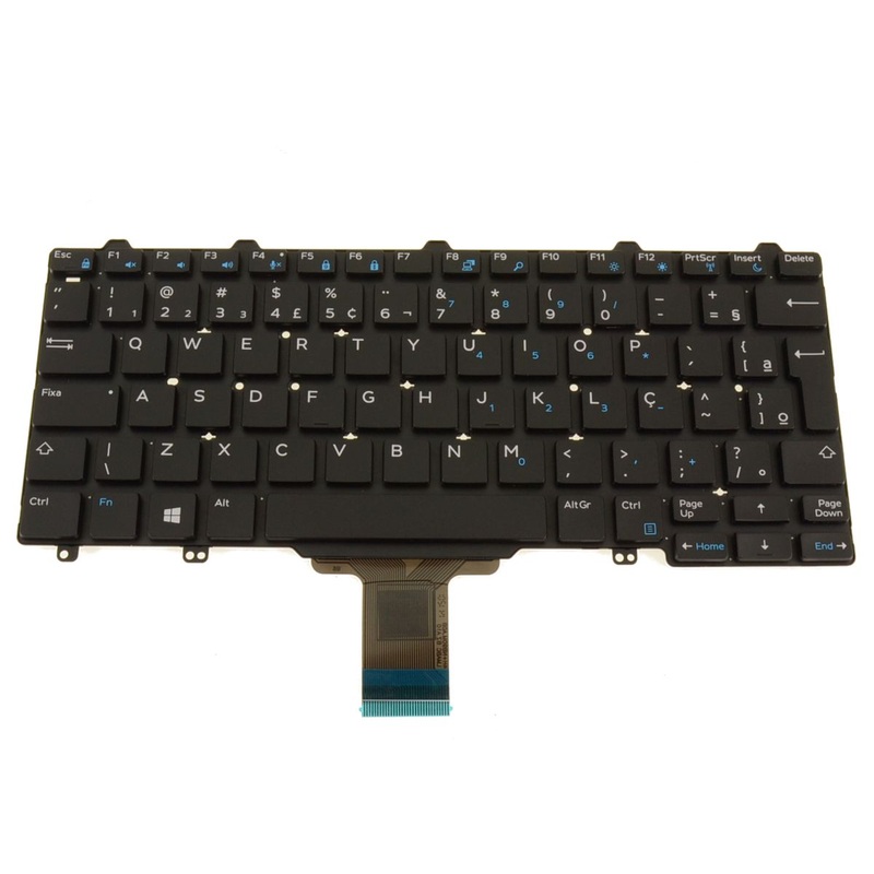 Refurbished Brazilian Dell OEM Latitude E7250 E5250 3150 3160 Laptop Keyboard Non-Backlit F6F02